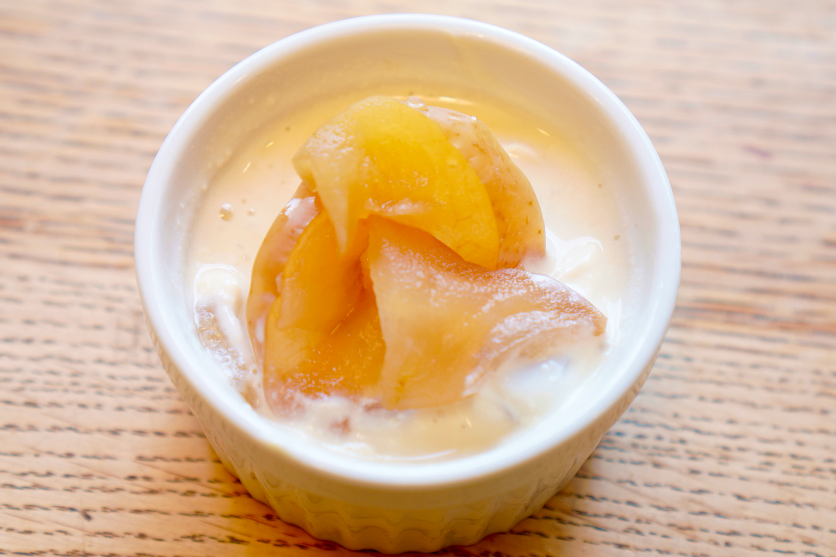 豆乳ヨーグルトアレンジレシピ。すぐきヨーグルト×砂糖不使用りんごジャム