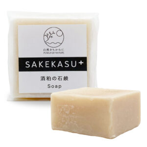 自然をちからに 酒粕の石鹸 100g【国産／無添加／防腐剤不使用／国産ゆずの香り】